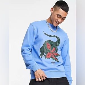 UNISEX Lacoste x Netflix Organic Cotton Fleece Print Sweatshirt (Size 36 -4)
